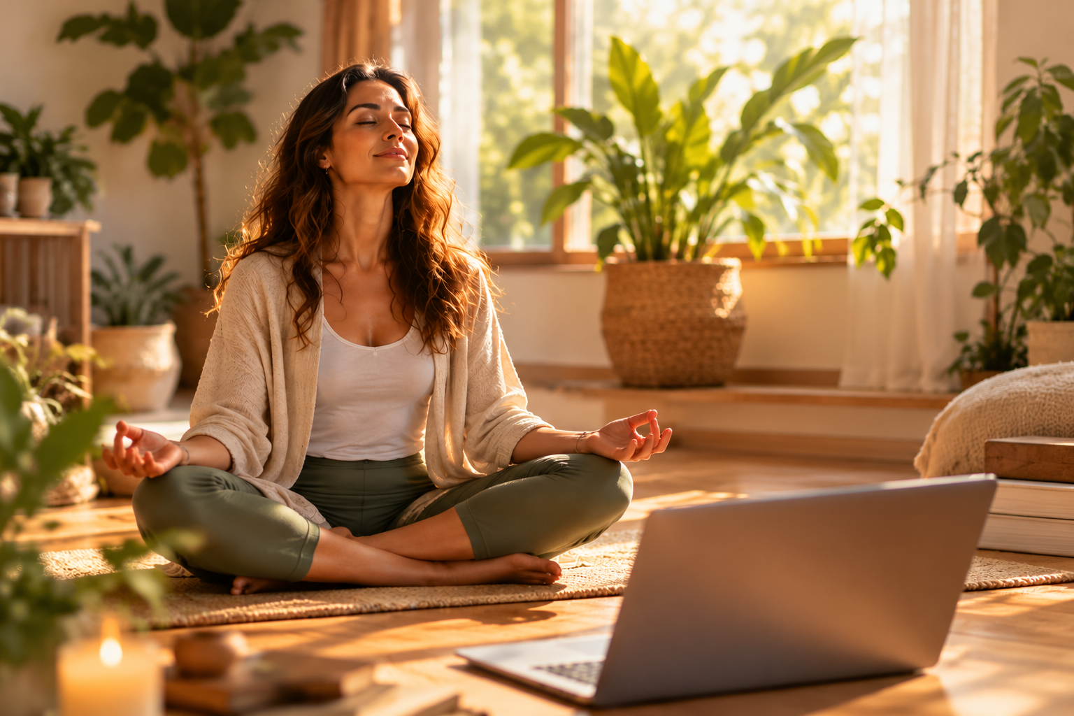 Práctica de meditación en casa
